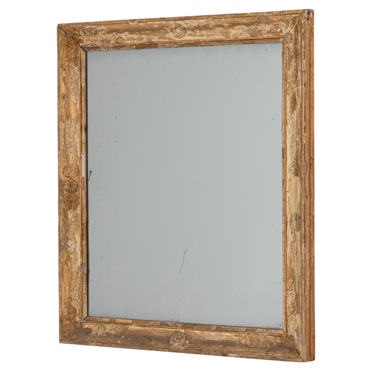 Specchio in Wood dorato della Francia del XIX secolo