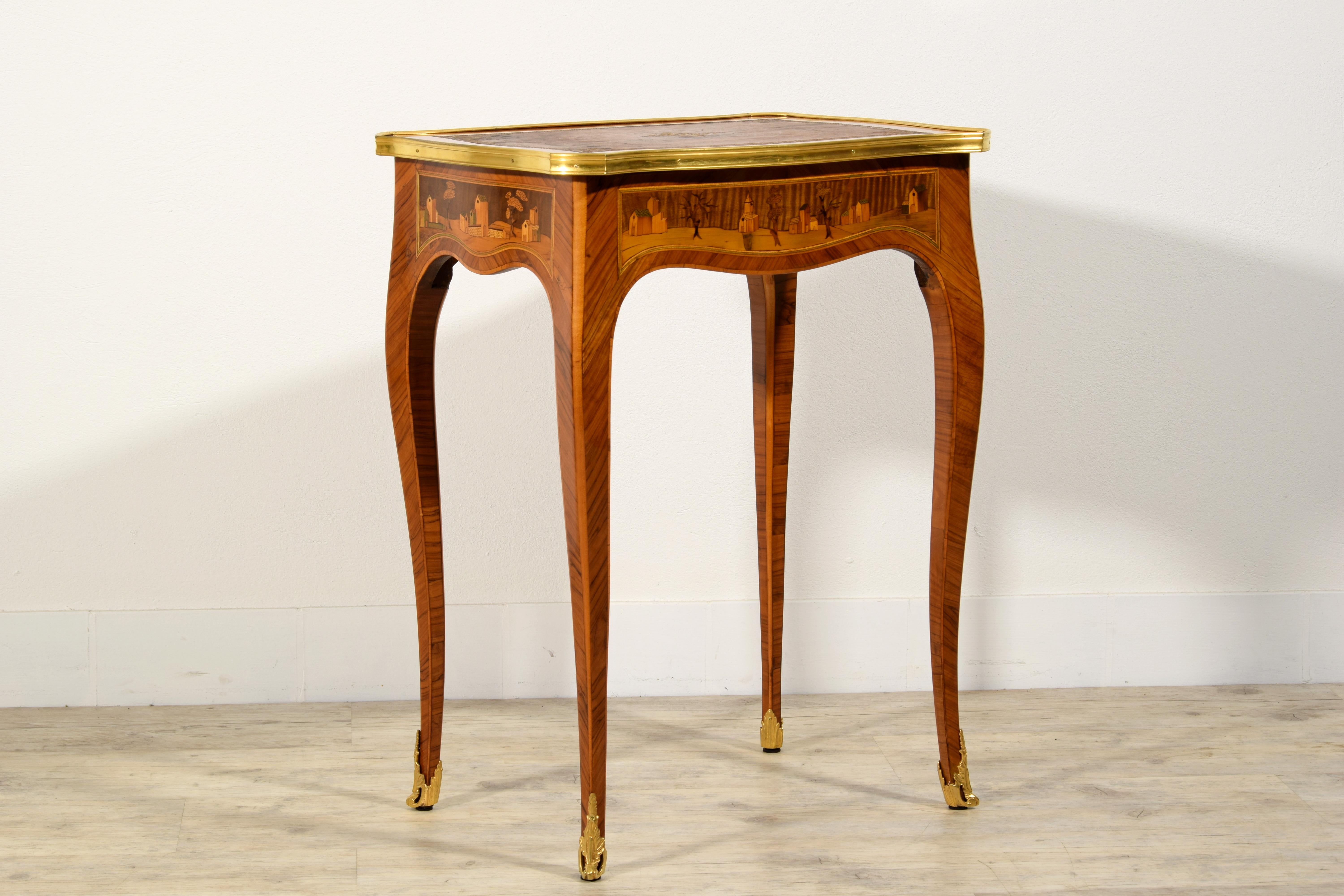19th Century, France Inlaid Wood Centre Table For Sale 5