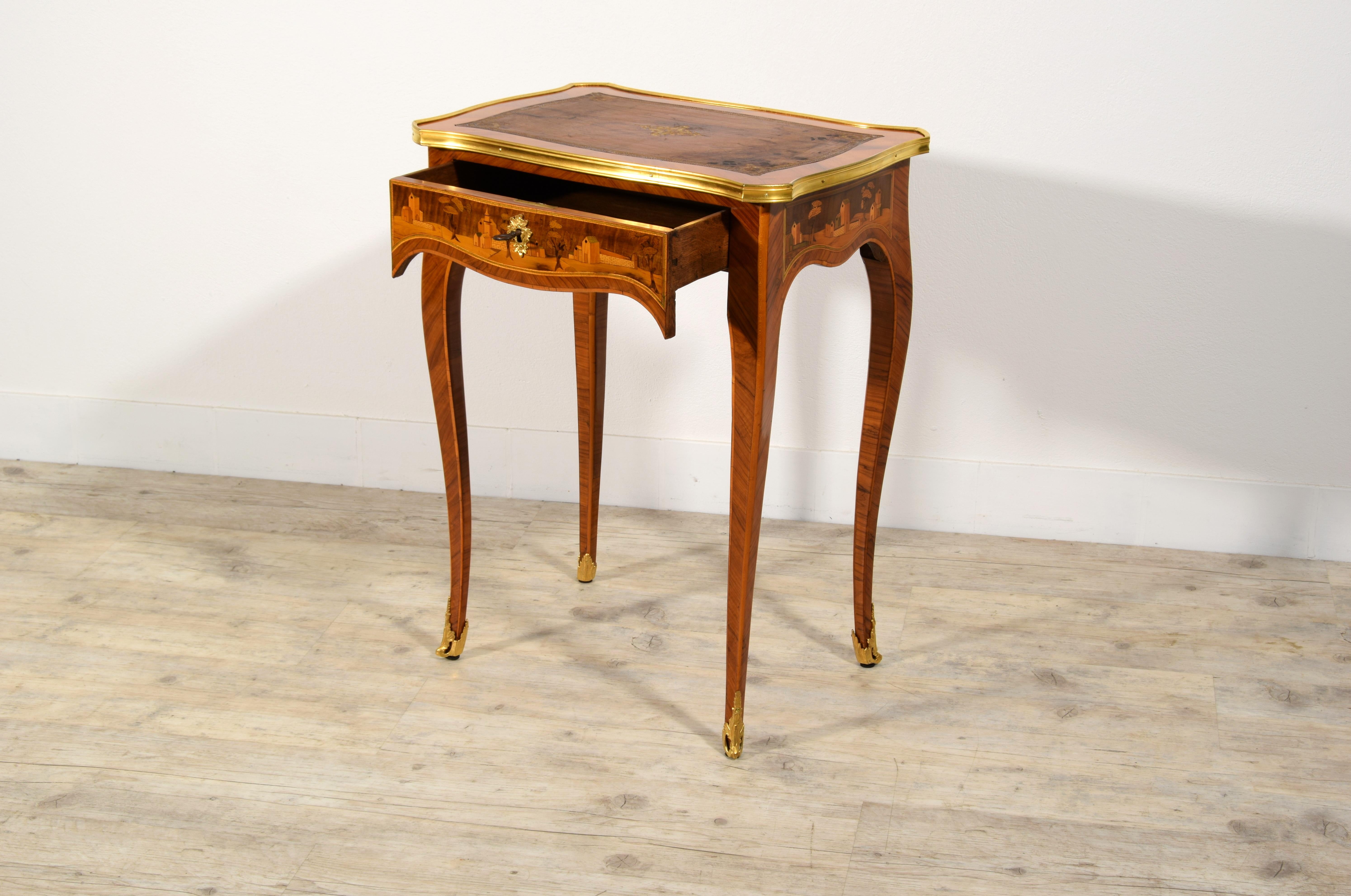 19th Century, France Inlaid Wood Centre Table For Sale 13