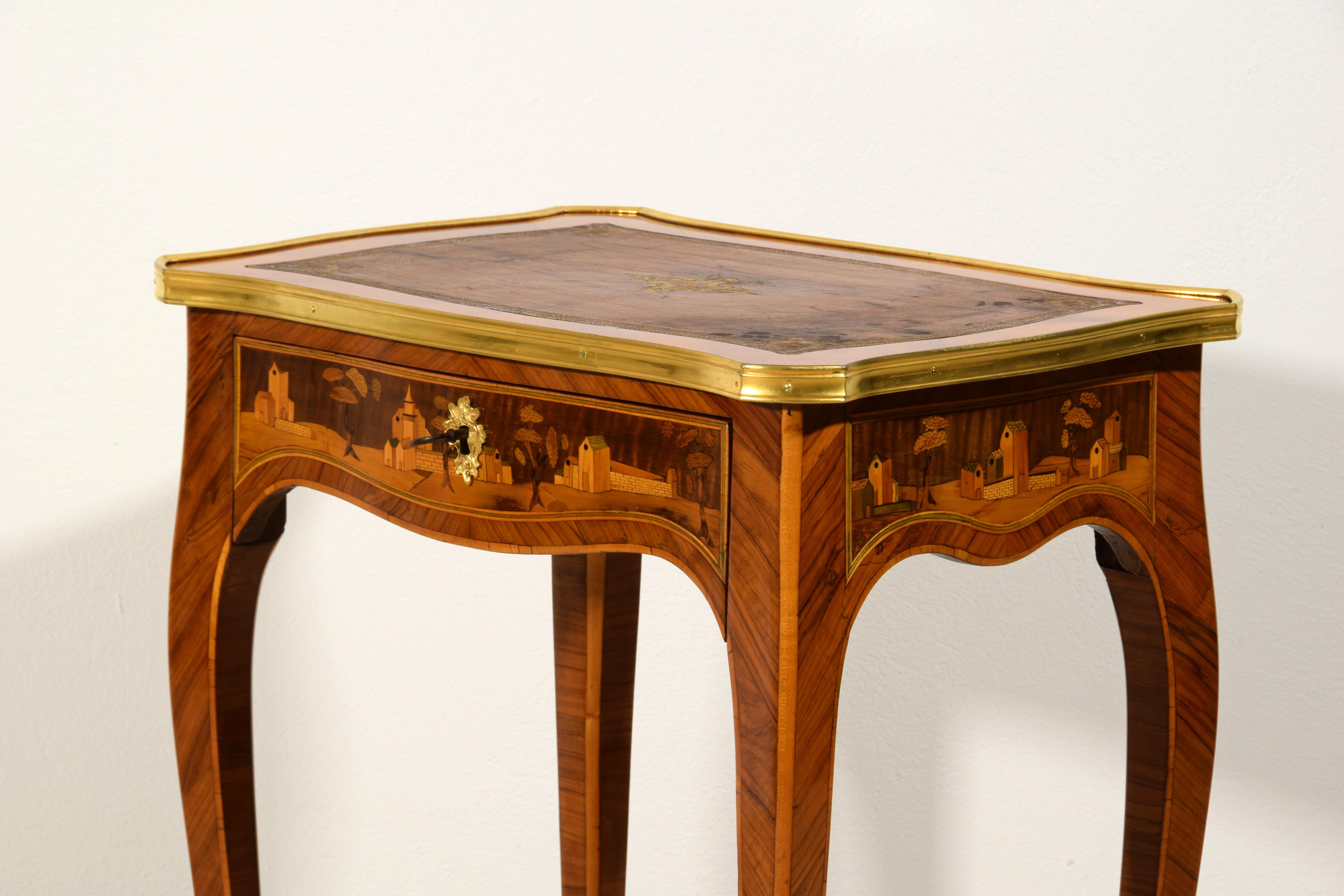19th Century, France Inlaid Wood Centre Table For Sale 14