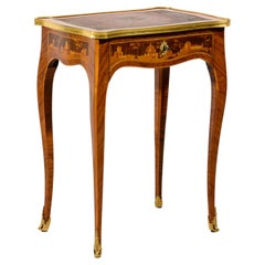 19th Century, France Inlaid Wood Centre Table