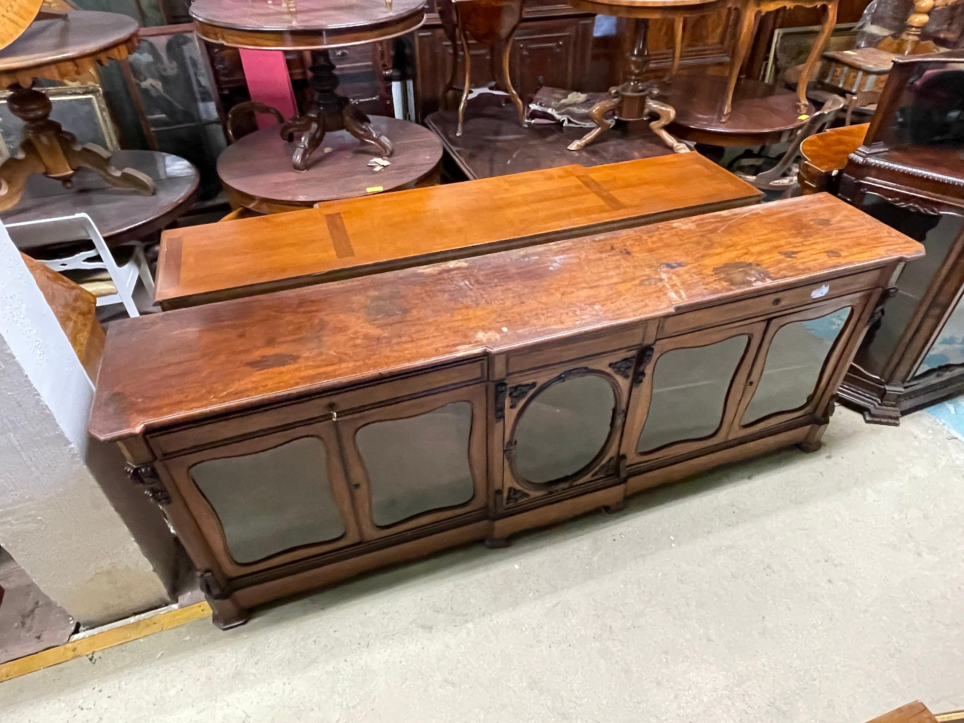 Rare and beautiful 5 door French sideboard, great quality as structure and wood. Furniture that perfectly represents the Louis-Philippe period in France, furniture of excellent proportions and great quality cabinetmaker. In mahogany wood with hand