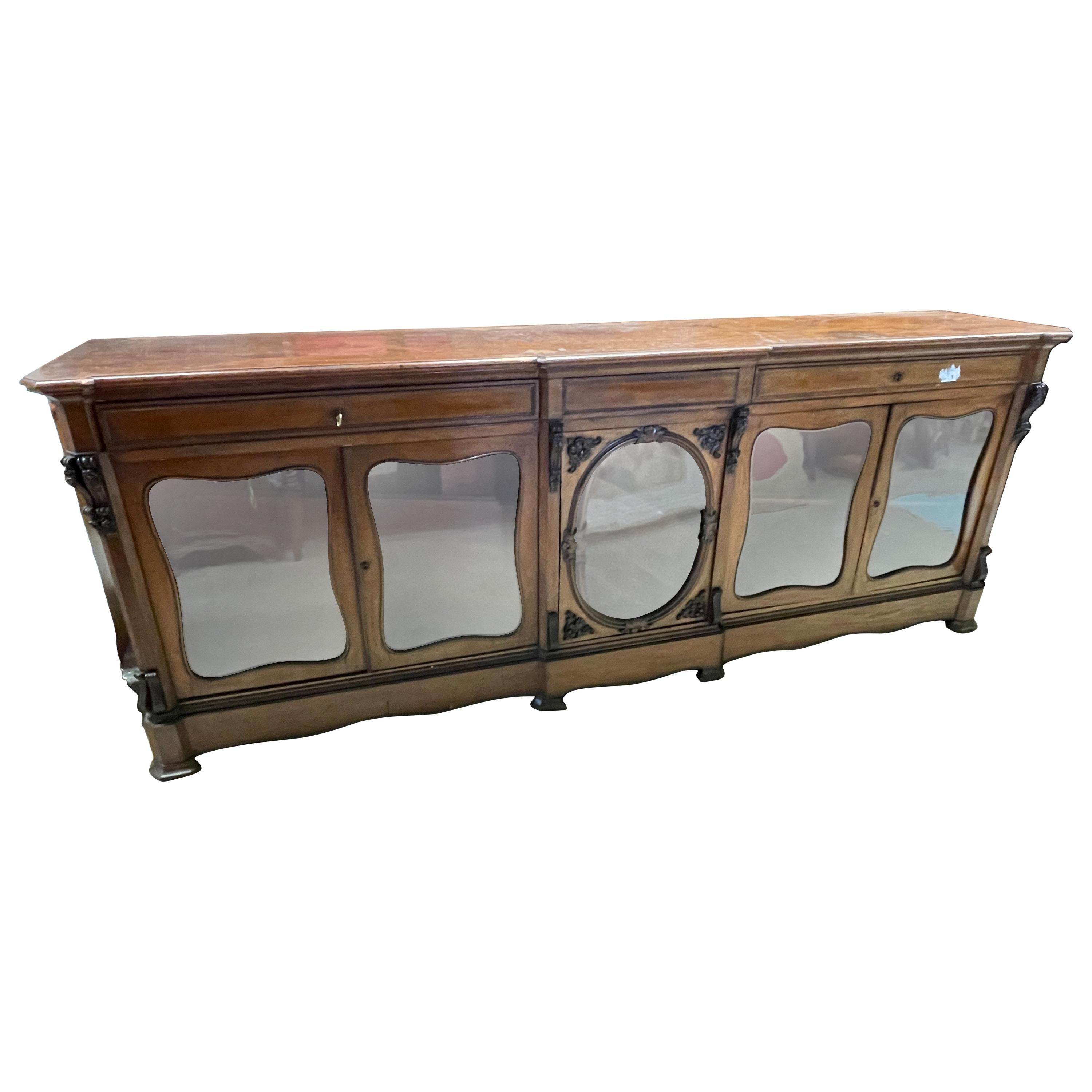 19th Century France Louis Philippe Mahogany Sideboards Credenzas , 1840s