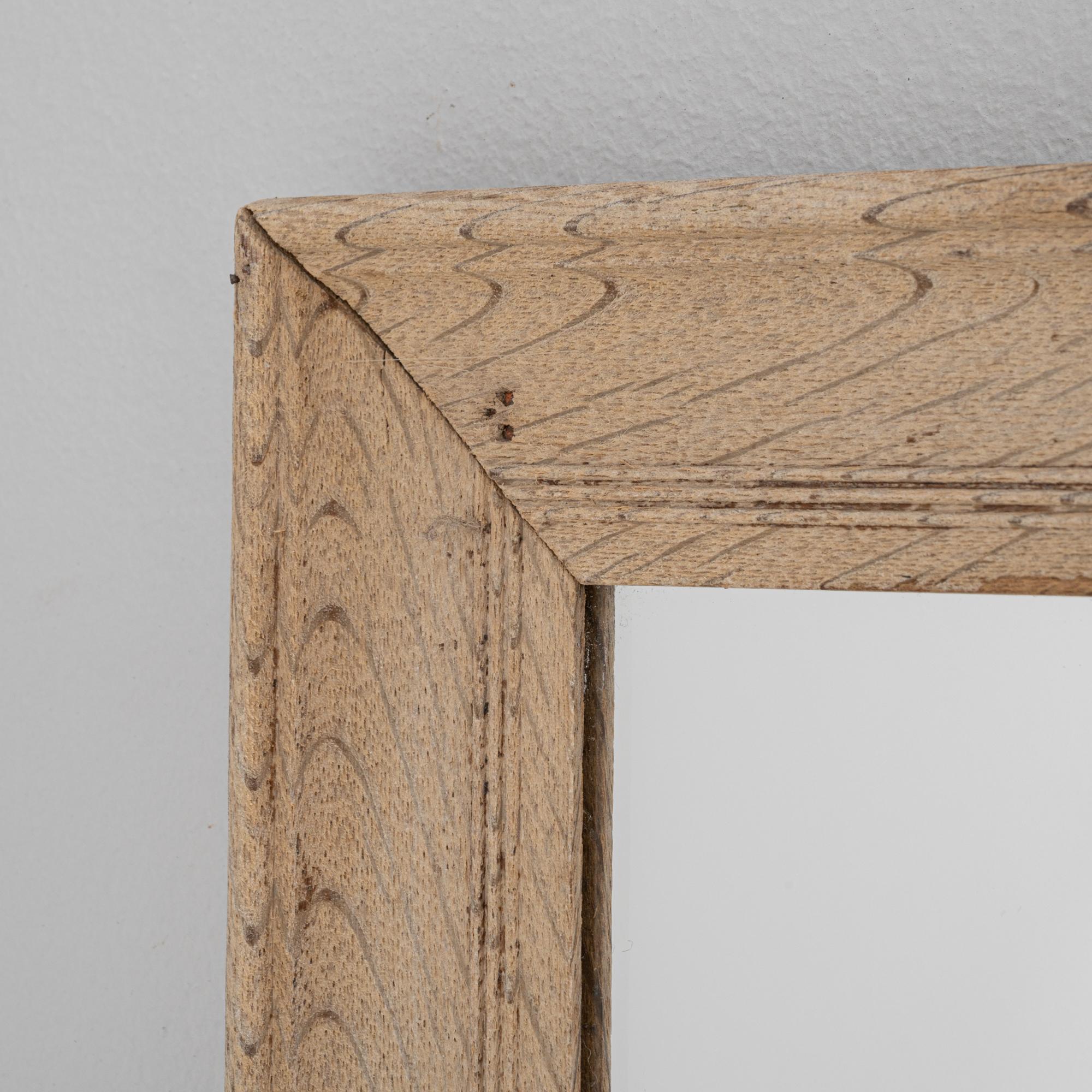 Specchio in Oak della Francia del XIX secolo in vendita 5