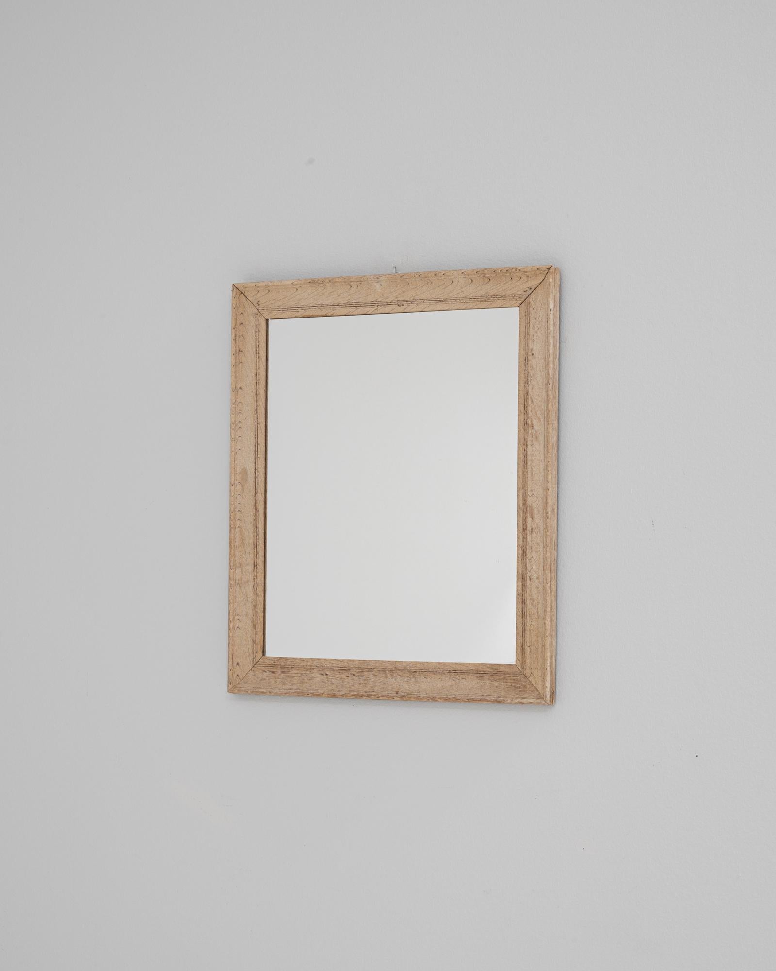 Specchio in Oak della Francia del XIX secolo in vendita 2