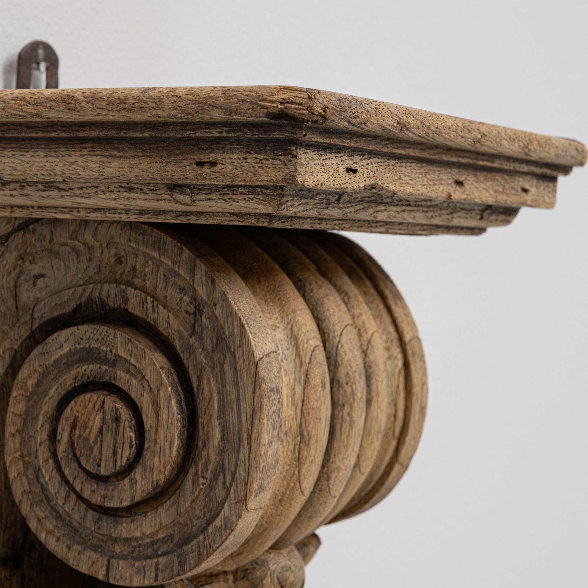 Scaffale a muro in quercia del XIX secolo di Oak in vendita 3