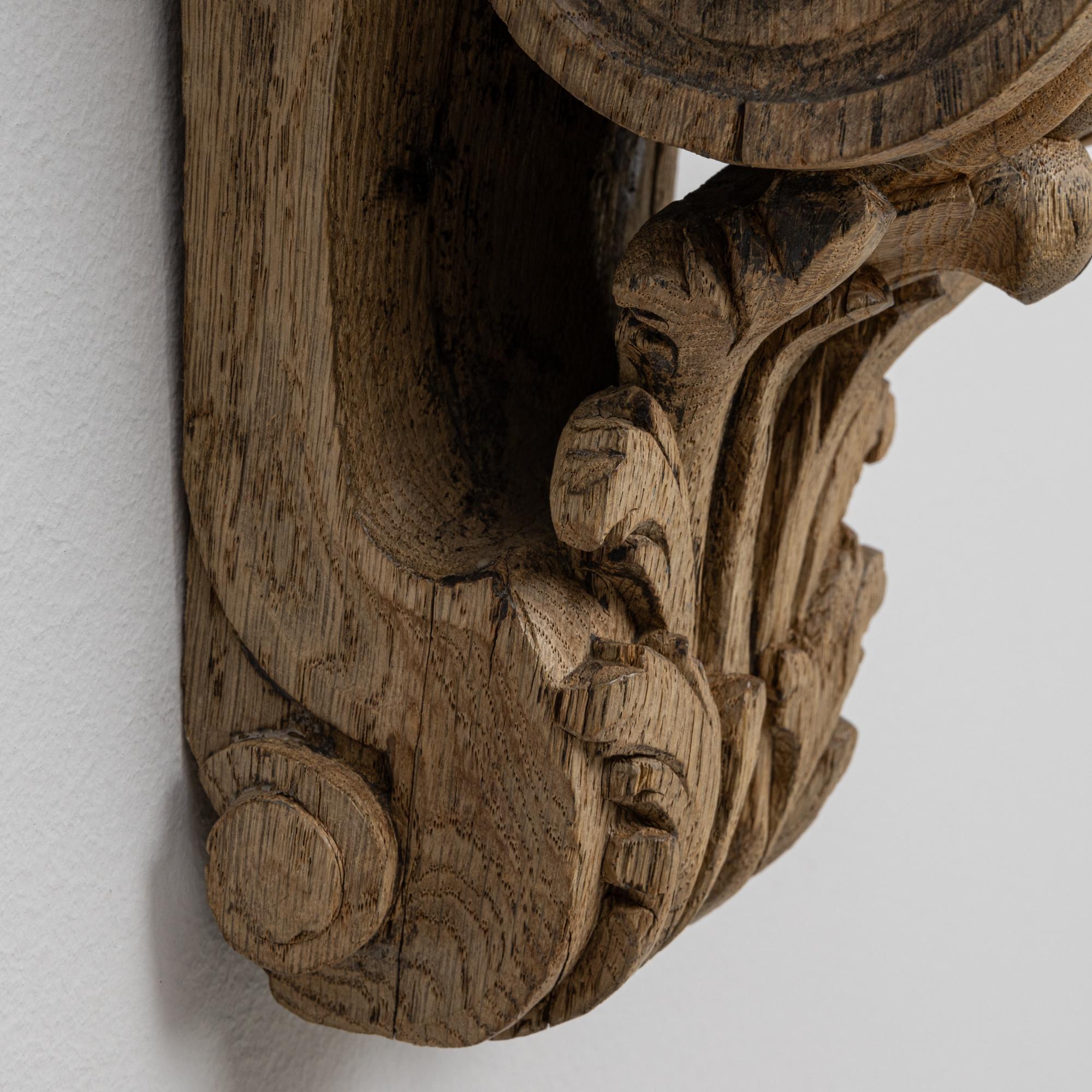 Scaffale a muro in quercia del XIX secolo di Oak in vendita 4