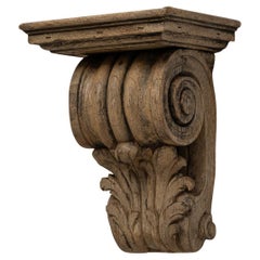 Scaffale a muro in quercia del XIX secolo di Oak