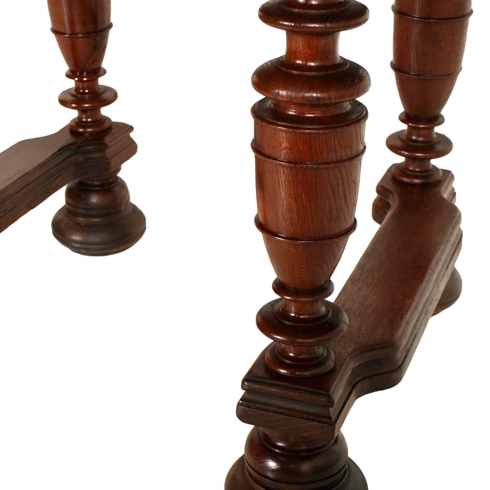 French 19th Century France Provencal Extendable Table Solid Oak, Restored, Wax-Polished For Sale