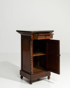 19th Century France Rich Mahogany Mahogany Pedestal Cabinet