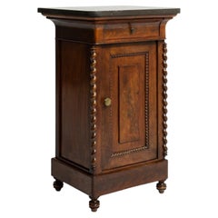 19th Century France Rich Mahogany Mahogany Pedestal Cabinet
