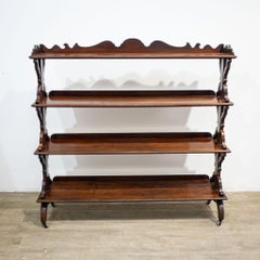 19th Century Freestanding Four Tier Bookcase