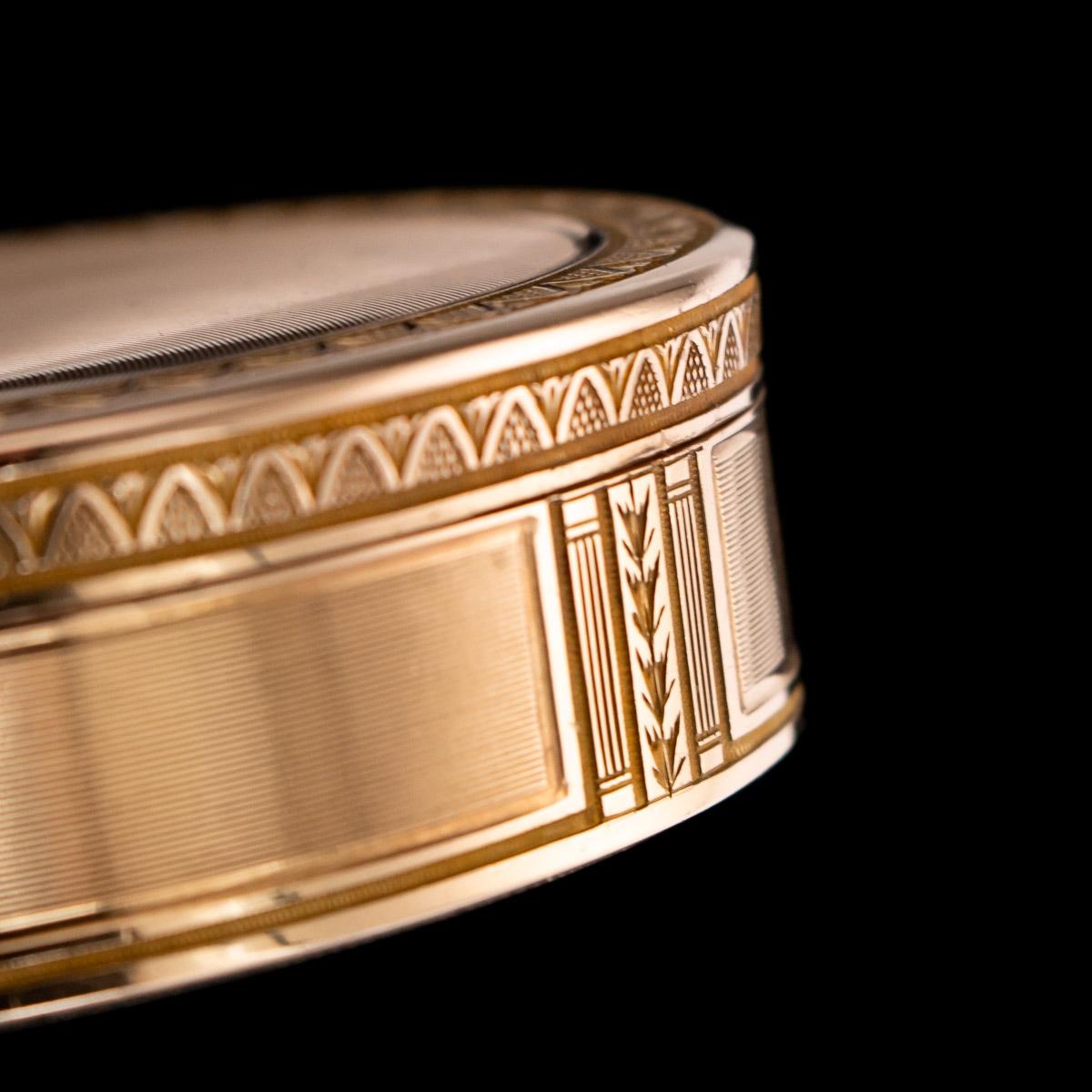 19th Century French 18-Karat Gold Snuff Box, circa 1830 5