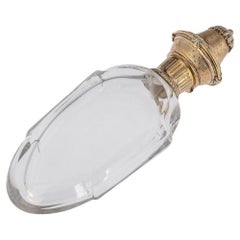 19th Century French 18K Gold Mounted Scent Perfume Bottle, c.1890