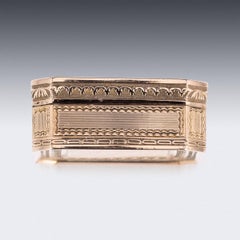 19th Century French 18K Gold Vinaigrette, Paris, c.1820