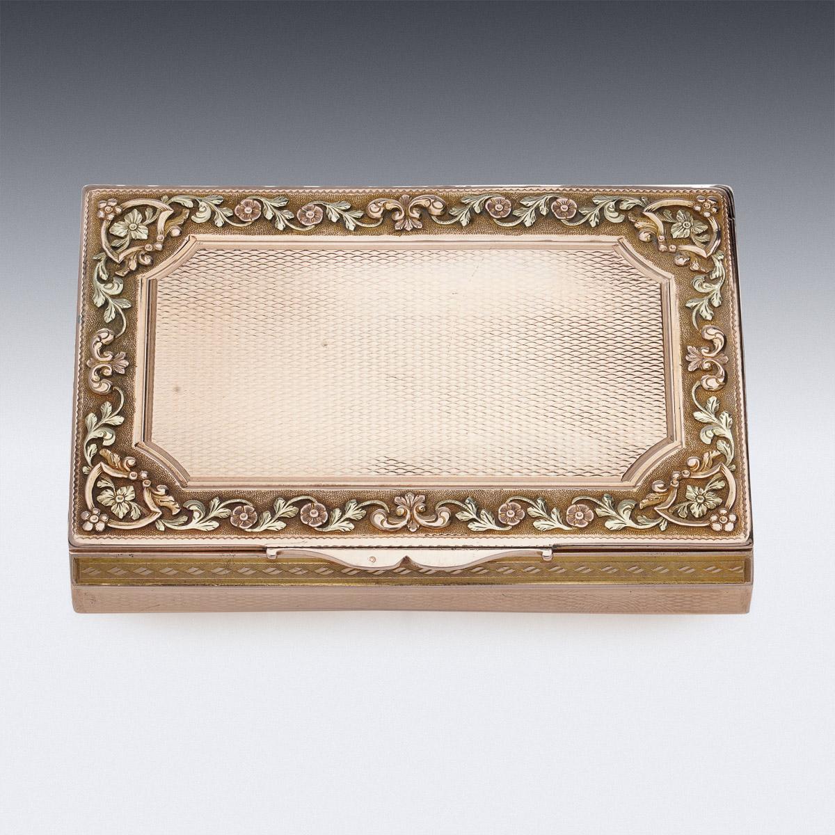 19th Century French 18K Solid Gold Snuff Box, Louis-Francois Tronquoy, c.1830 5