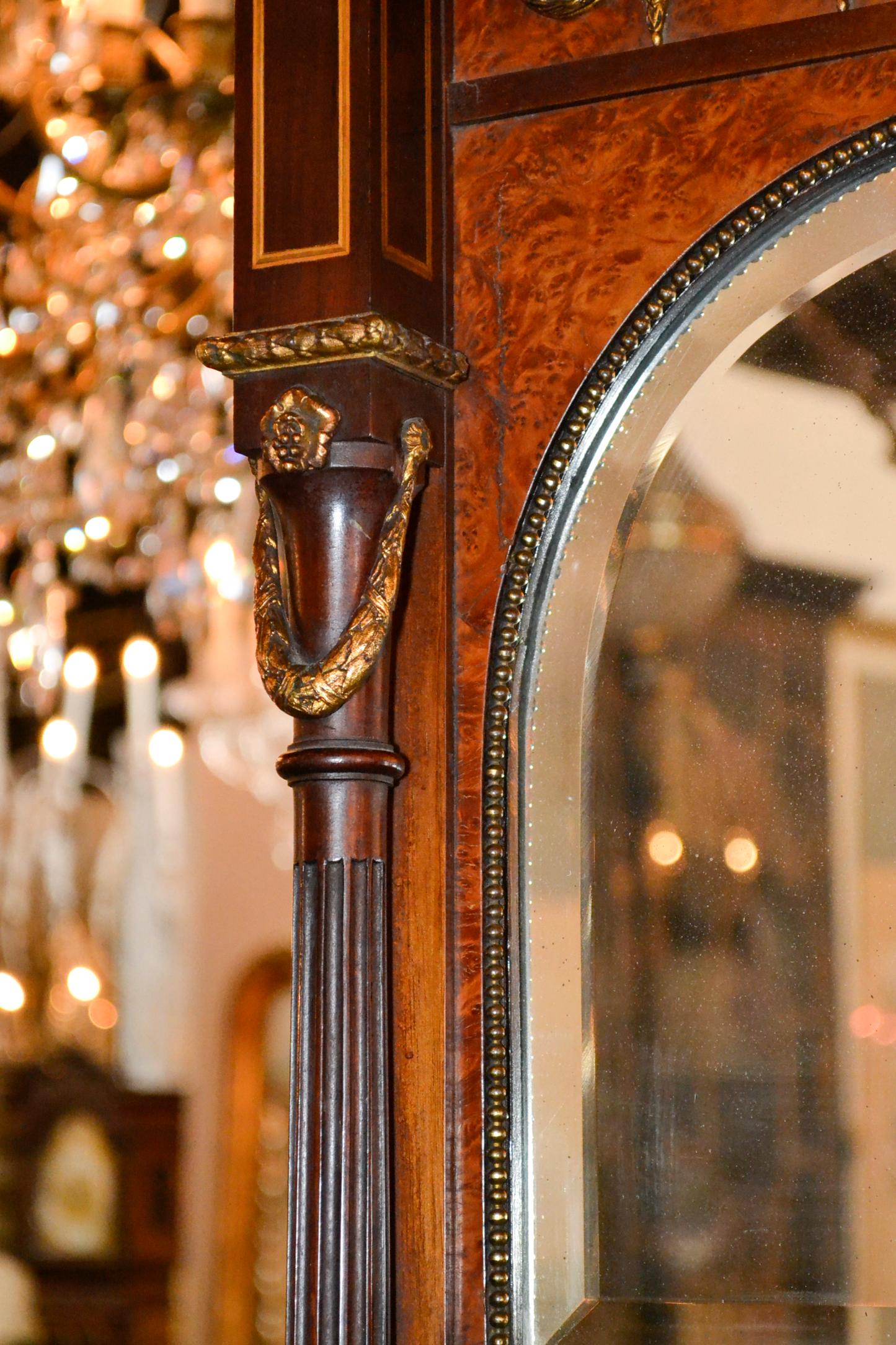 19th Century French 3-Section Mirror In Good Condition For Sale In Dallas, TX