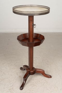 19th Century French Adjustable Pedestal or Side Table