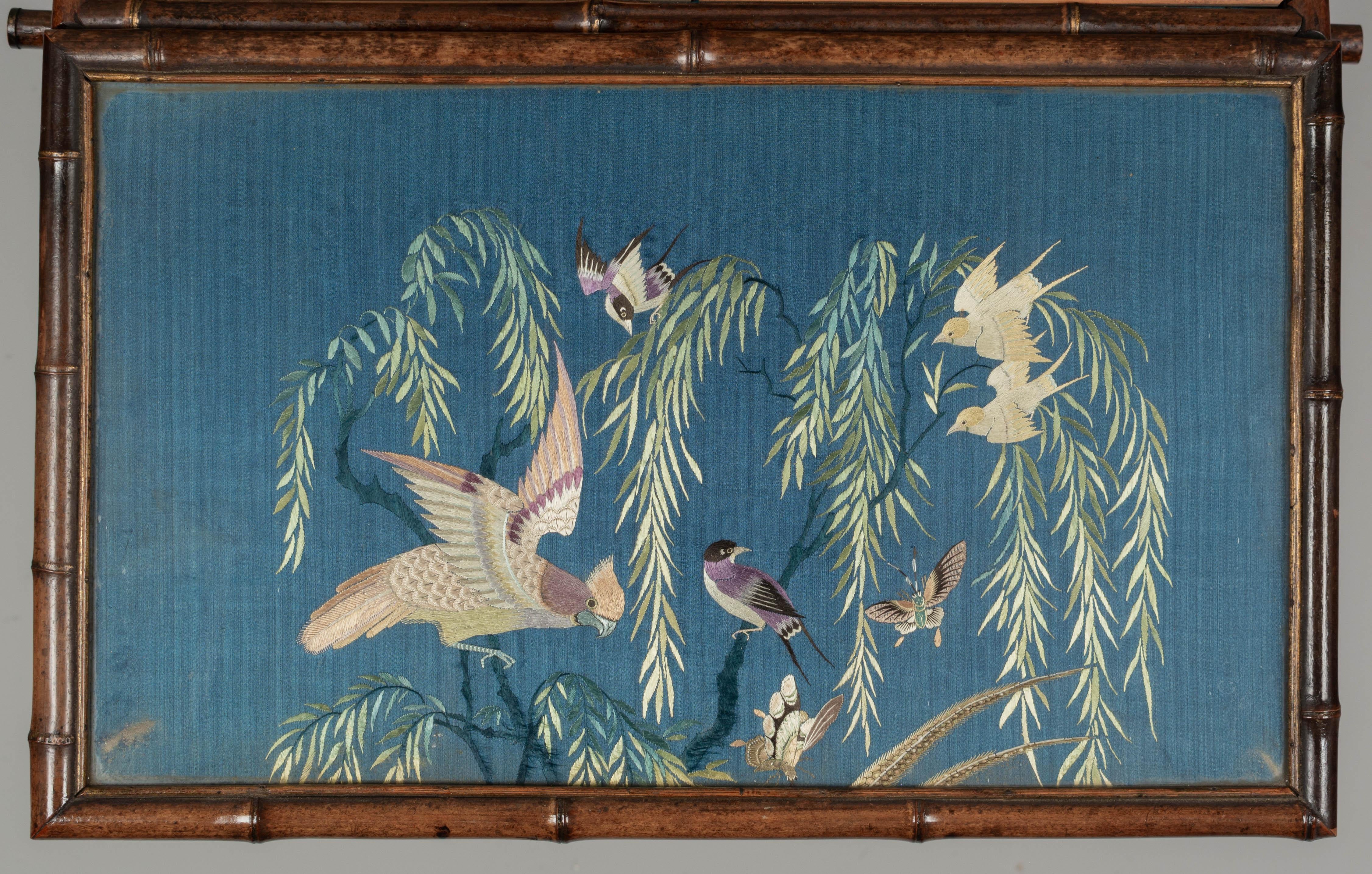 19. Jahrhundert Französisch Aesthetic Movement Bamboo Sewing Tisch im Angebot 5