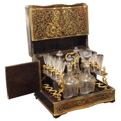 Cave à Liqueur estilo André-Charles Boulle francés del siglo XIX
