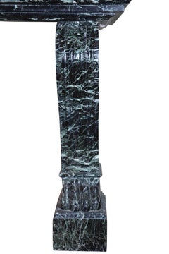 19th Century French Antique Green Marble Wall Table-Console