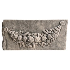 Rilievo in pietra calcarea antica del 19° secolo - Pannello singolo da parete