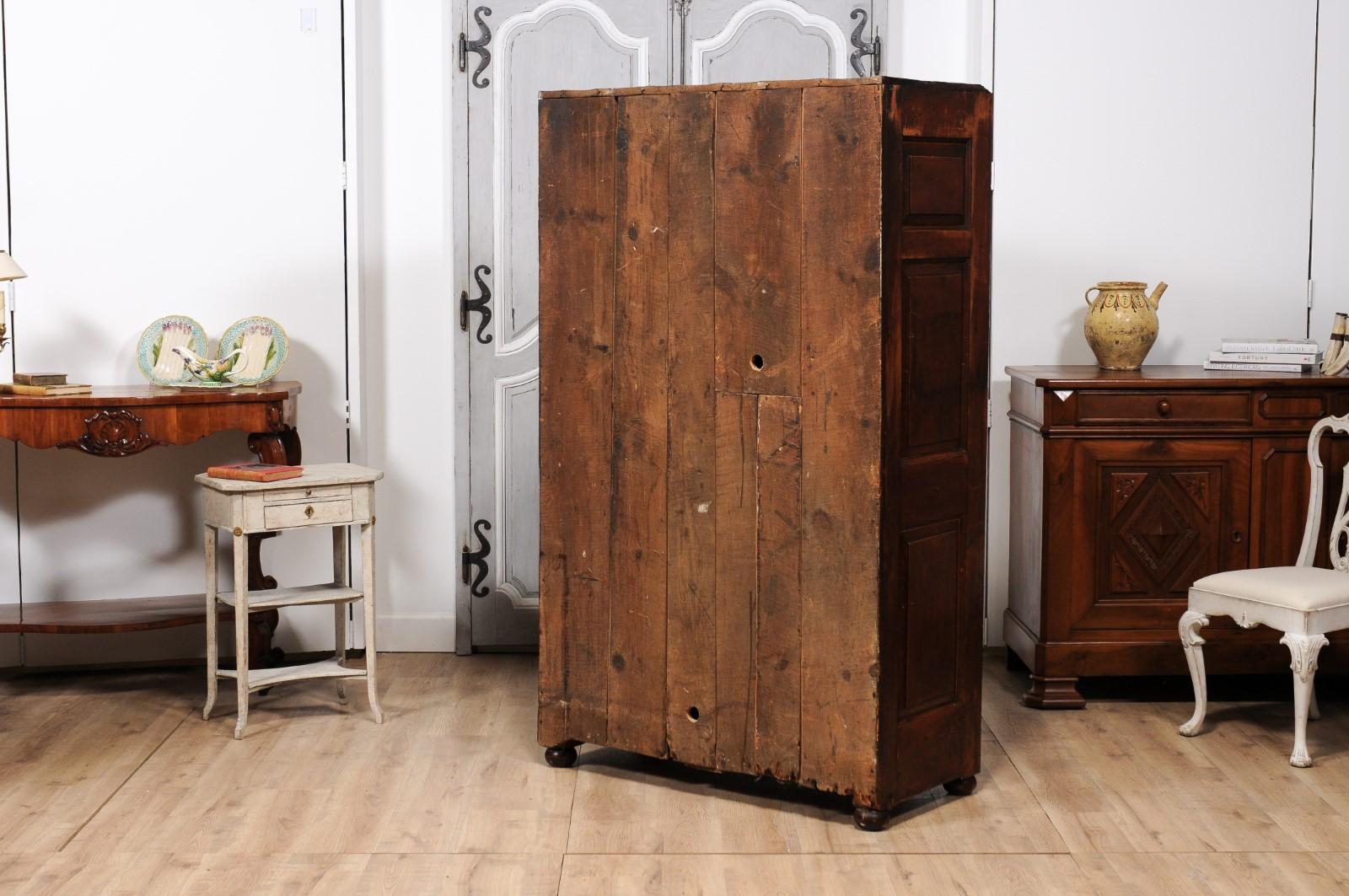 19th Century French Antique Pine Armoire For Sale 3