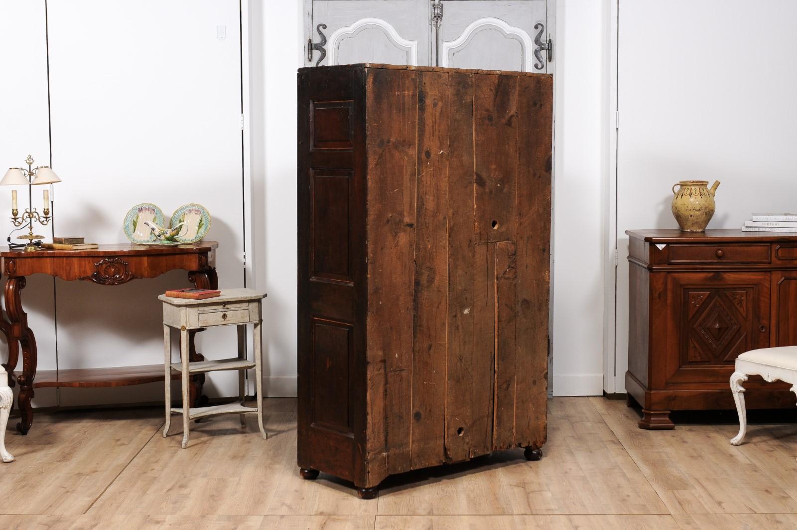 19th Century French Antique Pine Armoire For Sale 5