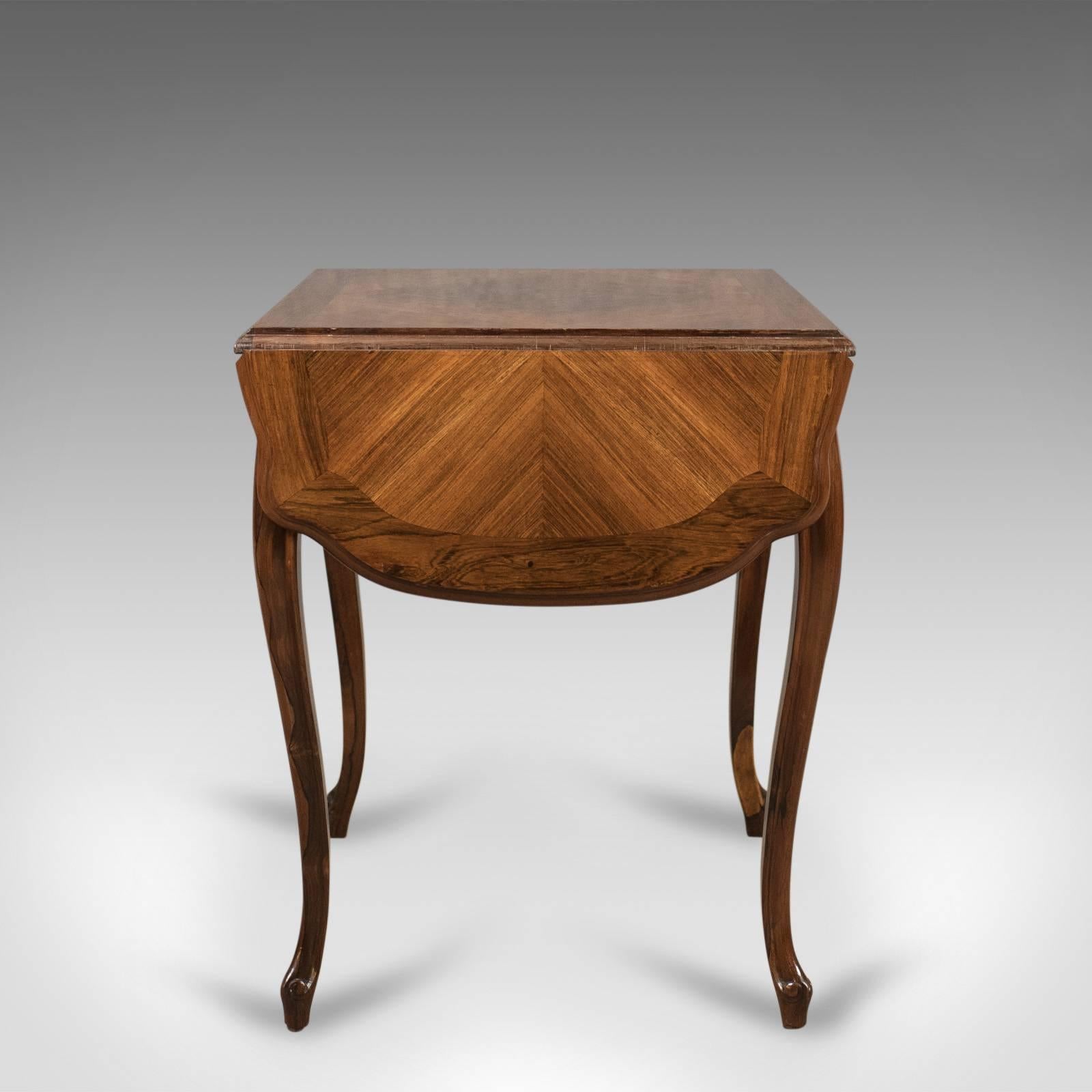 table de canapé ancienne du 19ème siècle:: Kingwood Drop Flap Occasional Bon état - En vente à Hele, Devon, GB