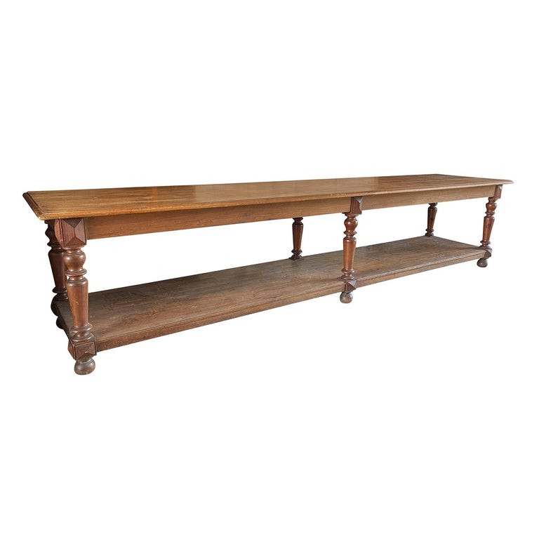 19th Century French Antique Walnut Draper’s, Drapier Table, Antique ...