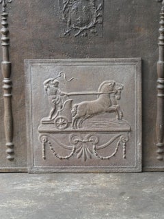 19th Century French 'Apollo with Horses' Fireback / Backsplash