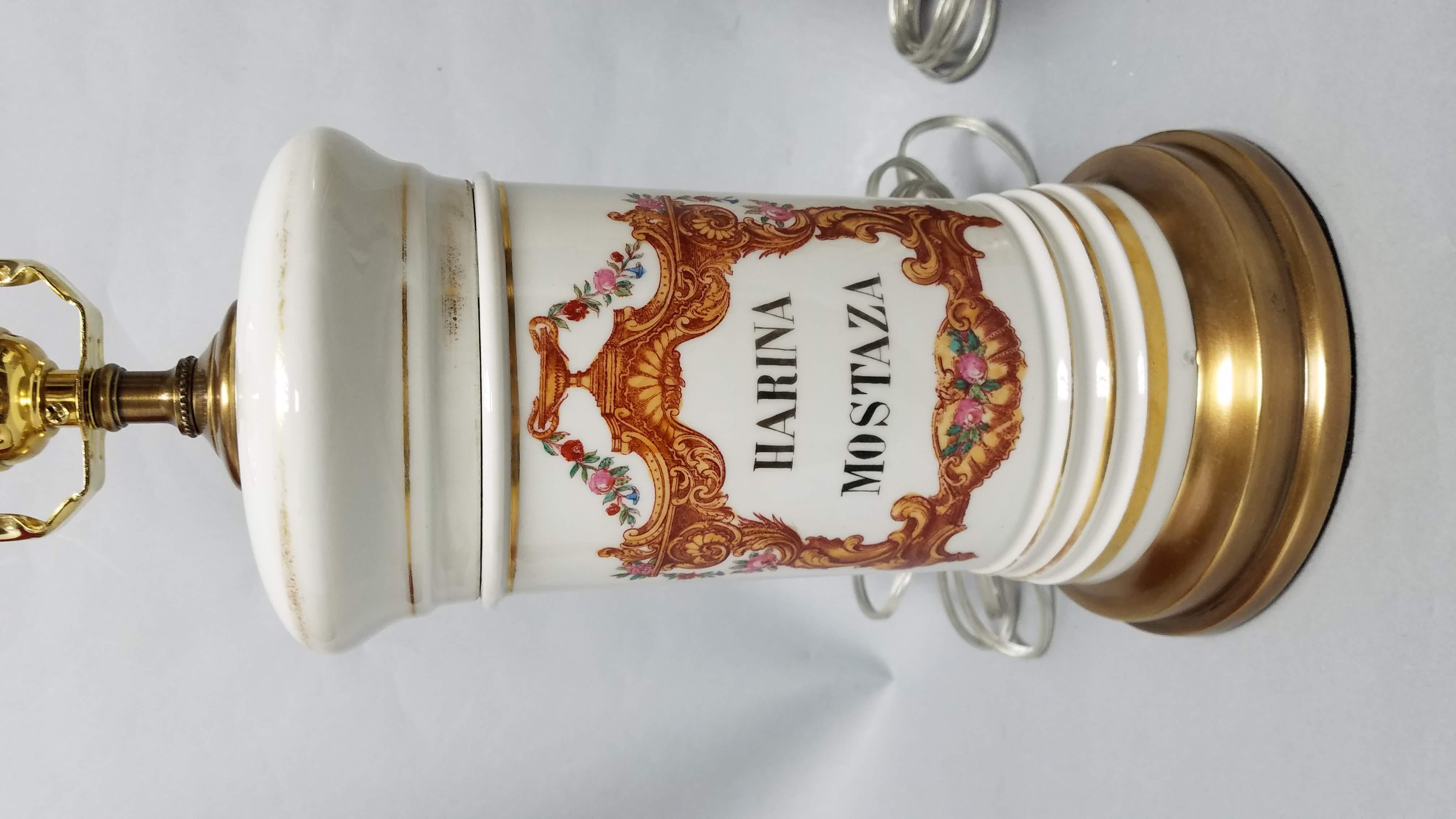 Stile provenzale Lampade a barattolo francesi del XIX secolo - una coppia in vendita