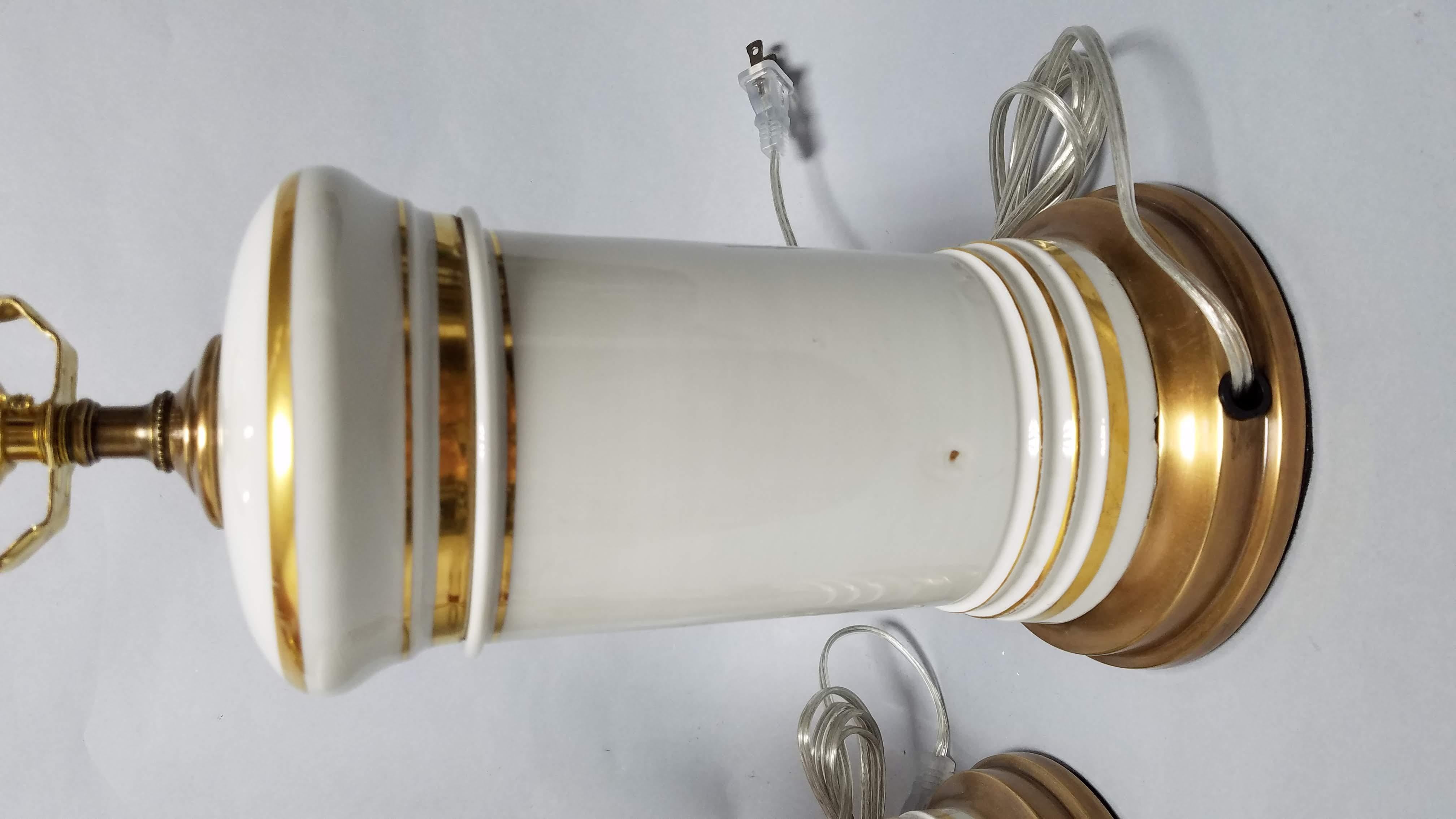 Ceramica Lampade a barattolo francesi del XIX secolo - una coppia in vendita