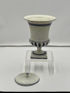19th Century French Apothecary Jar With Lid