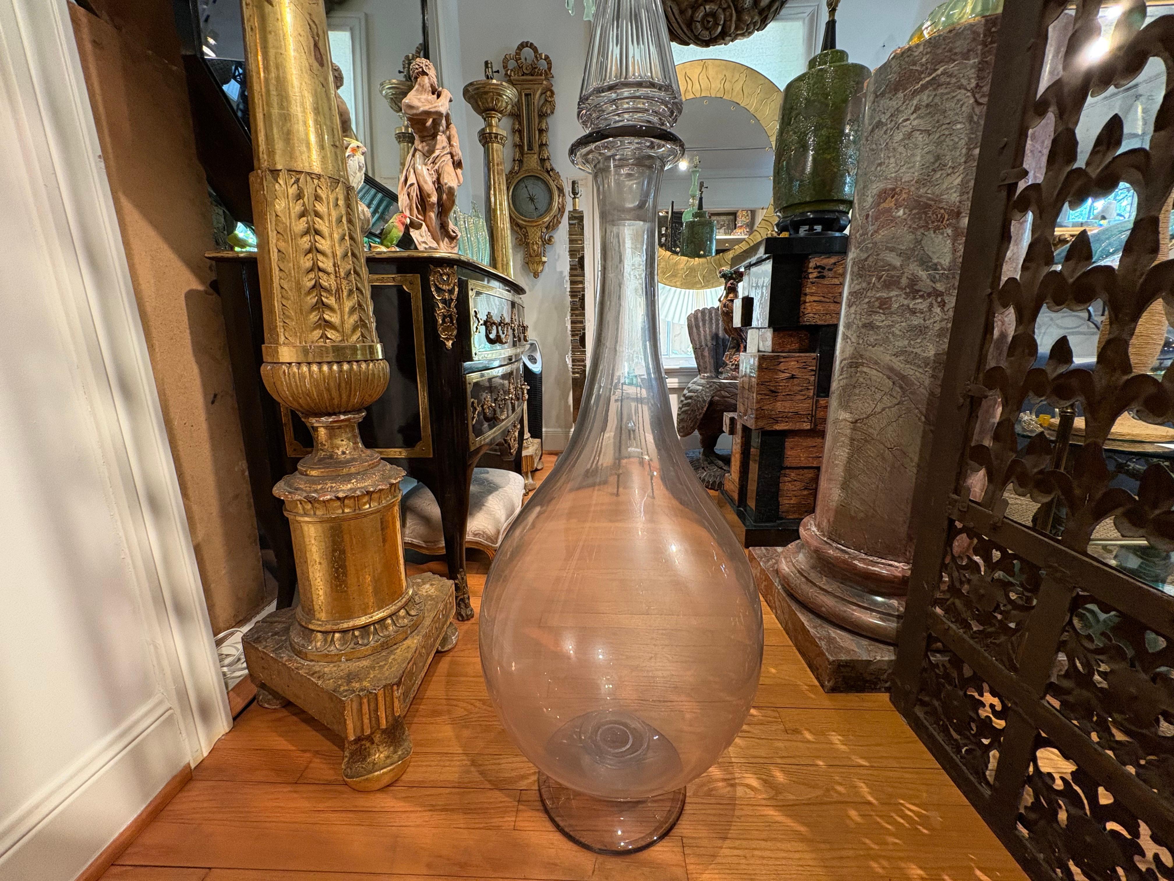 Belle Époque 19th Century French Apothocary Bottle For Sale