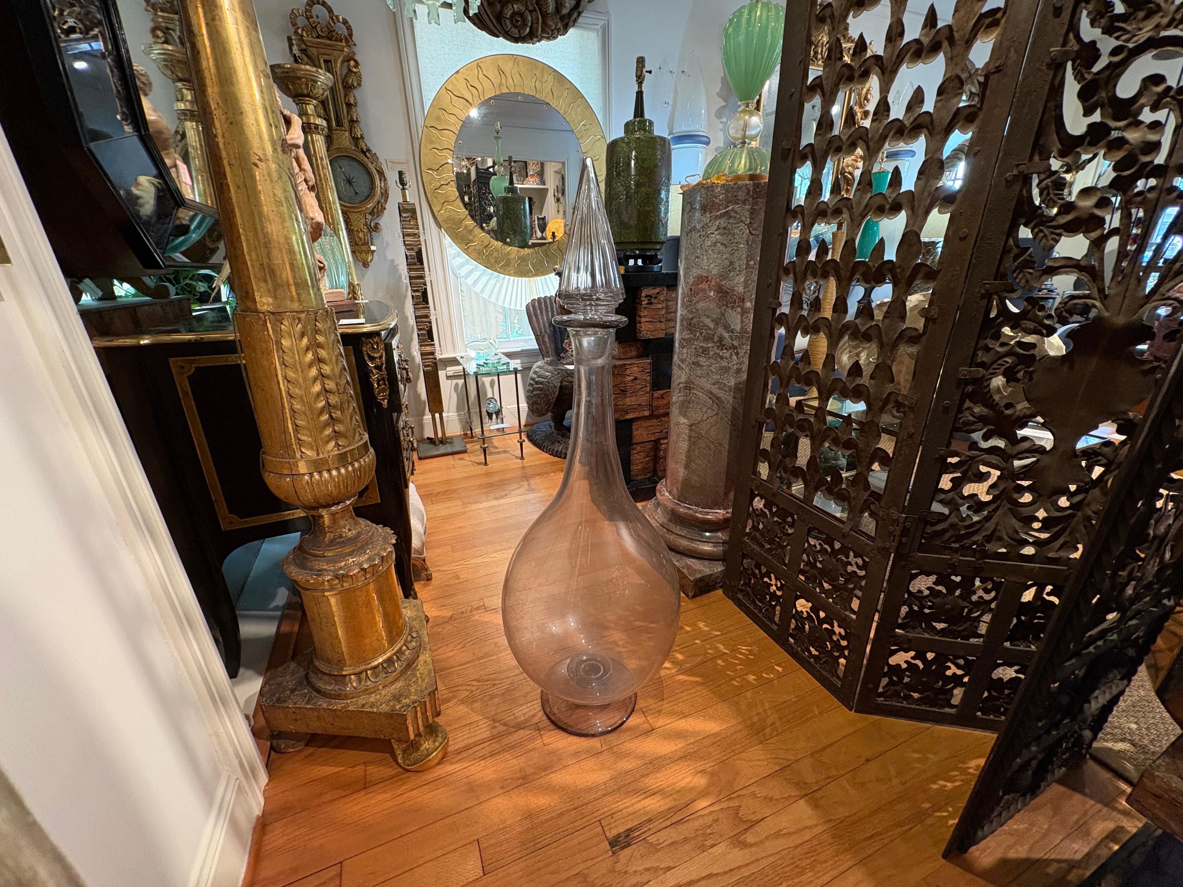 19th Century French Apothocary Bottle For Sale 4
