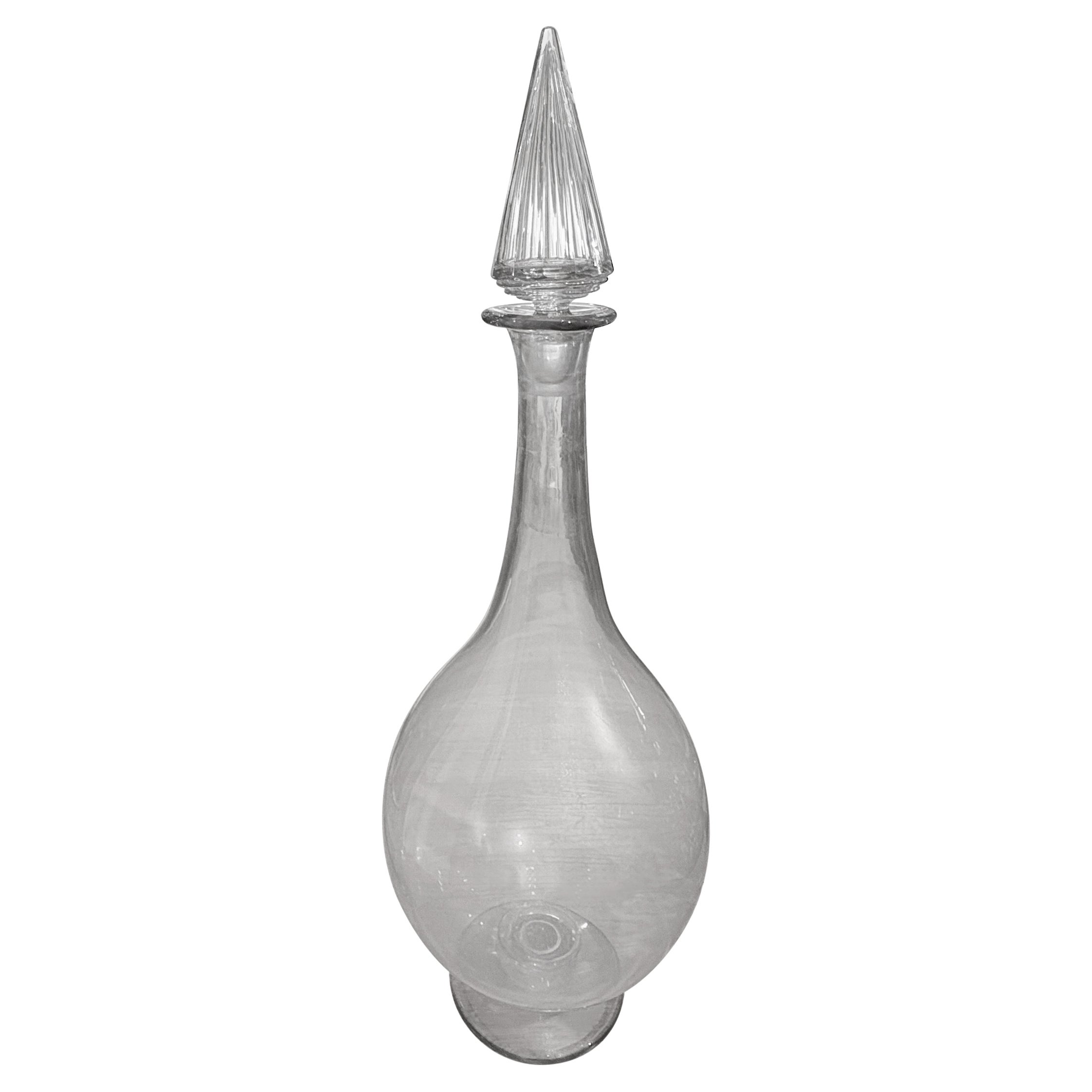 19th Century French Apothocary Bottle For Sale