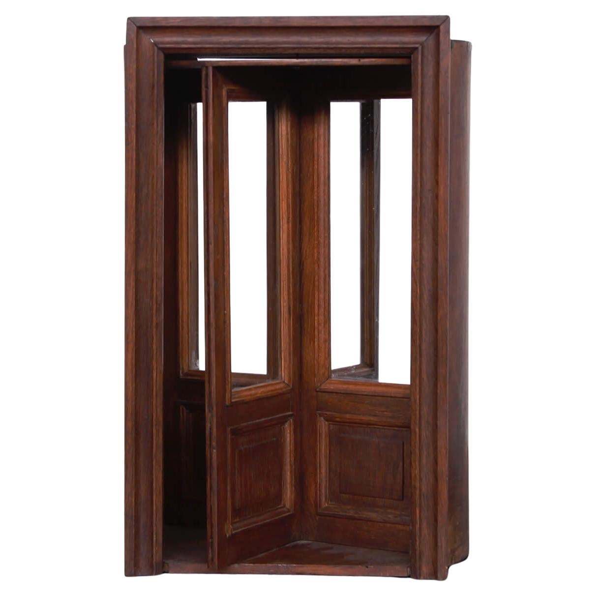 Modèle architectural français du XIXe siècle de portes tournantes en vente