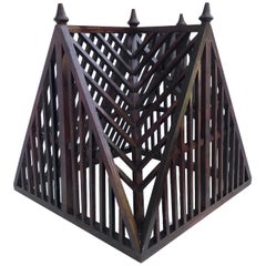 19th Century French Architectural Wood Roof Model