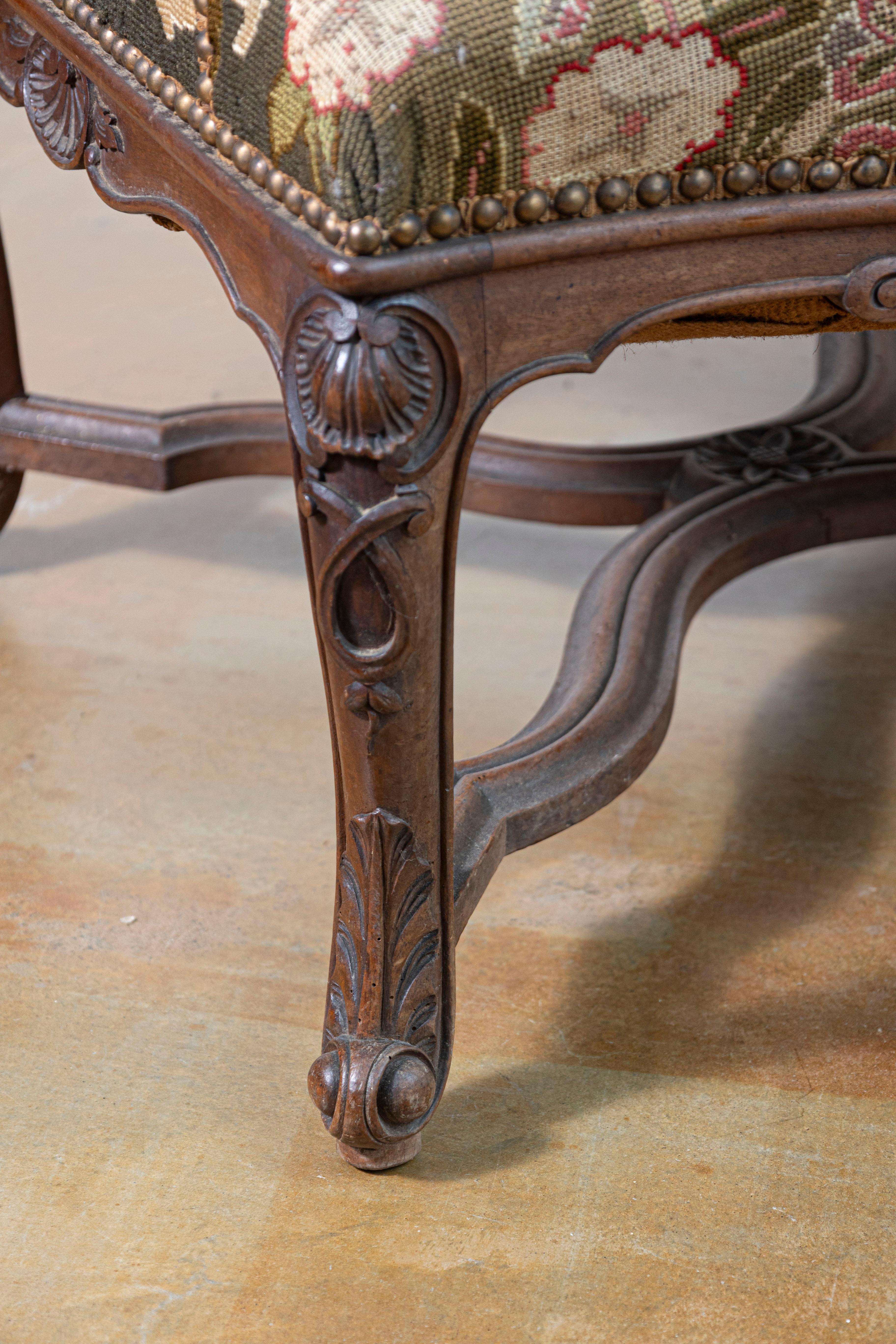 19th Century French Arm Chair For Sale 6