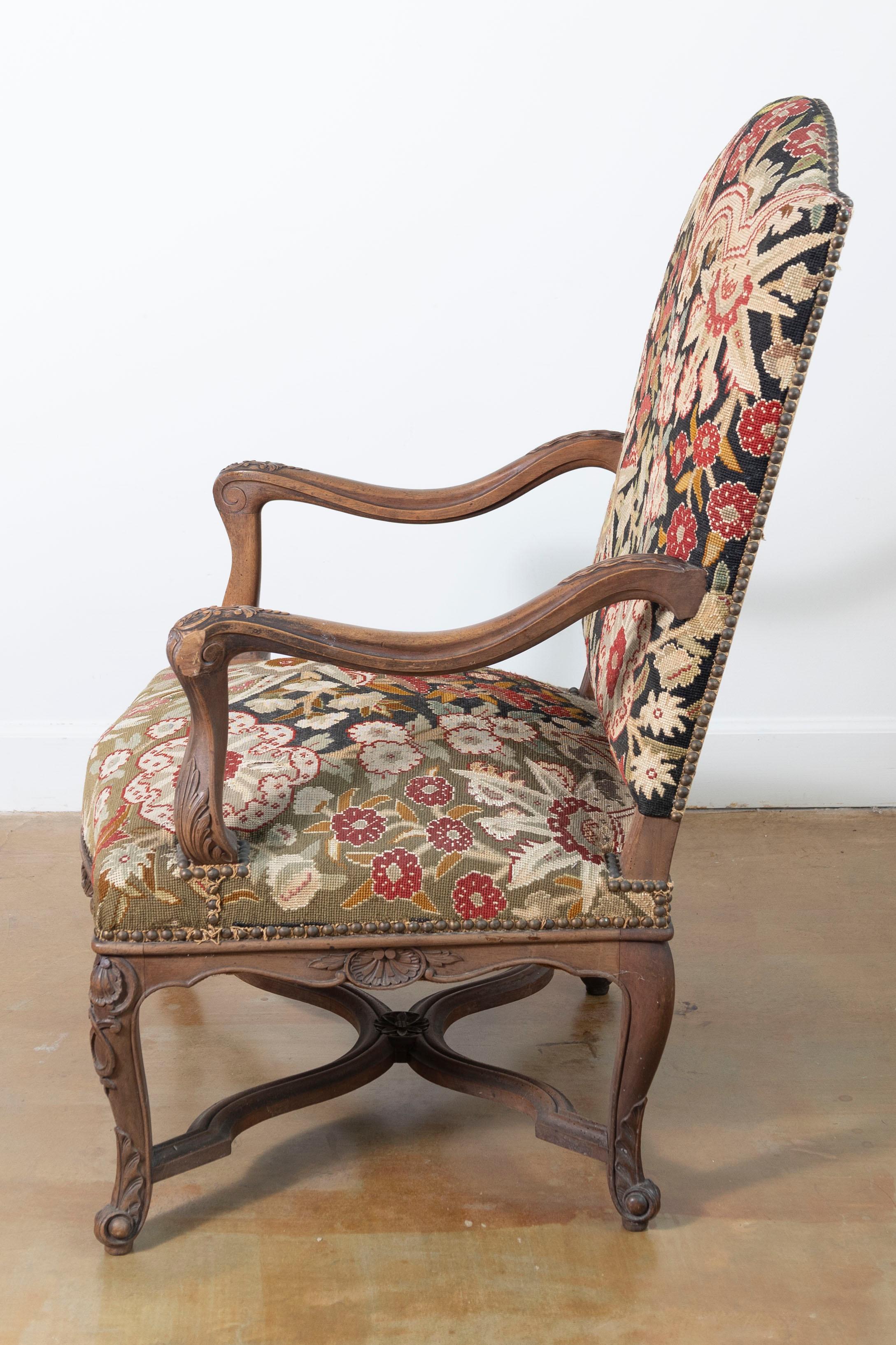 19th Century French Arm Chair In Good Condition For Sale In Atlanta, GA