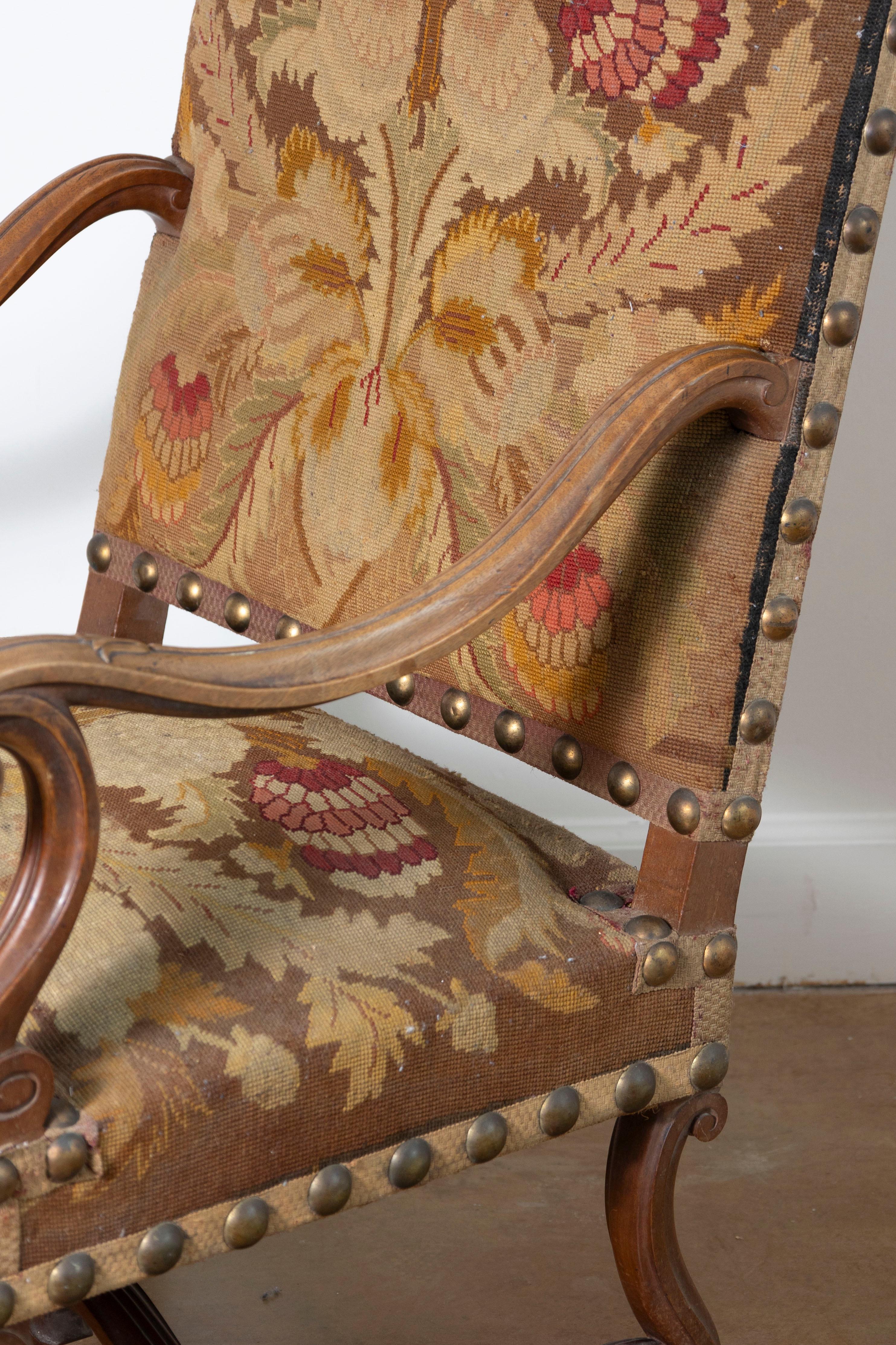 19th Century French Arm Chair For Sale 1