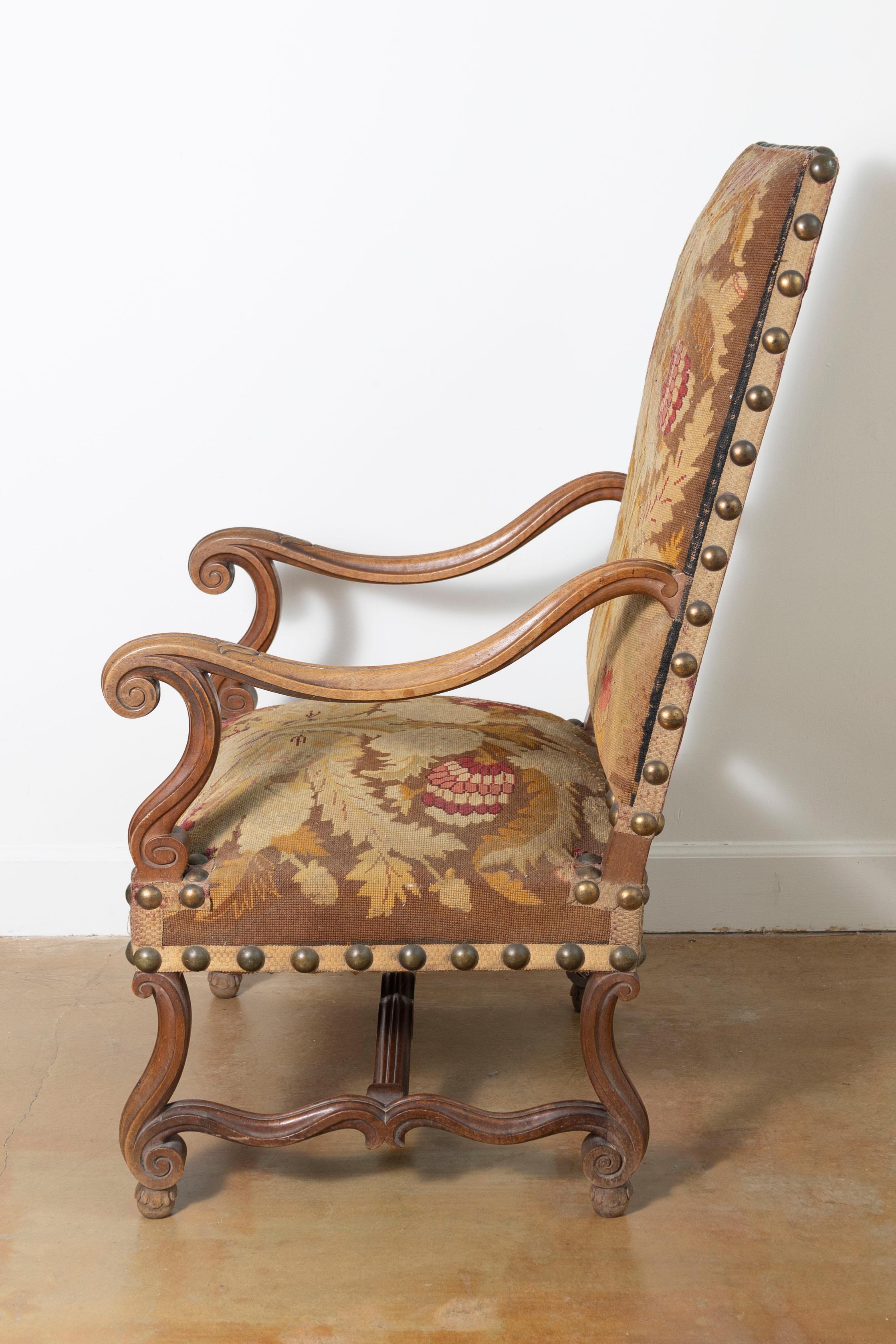 19th Century French Arm Chair For Sale 2