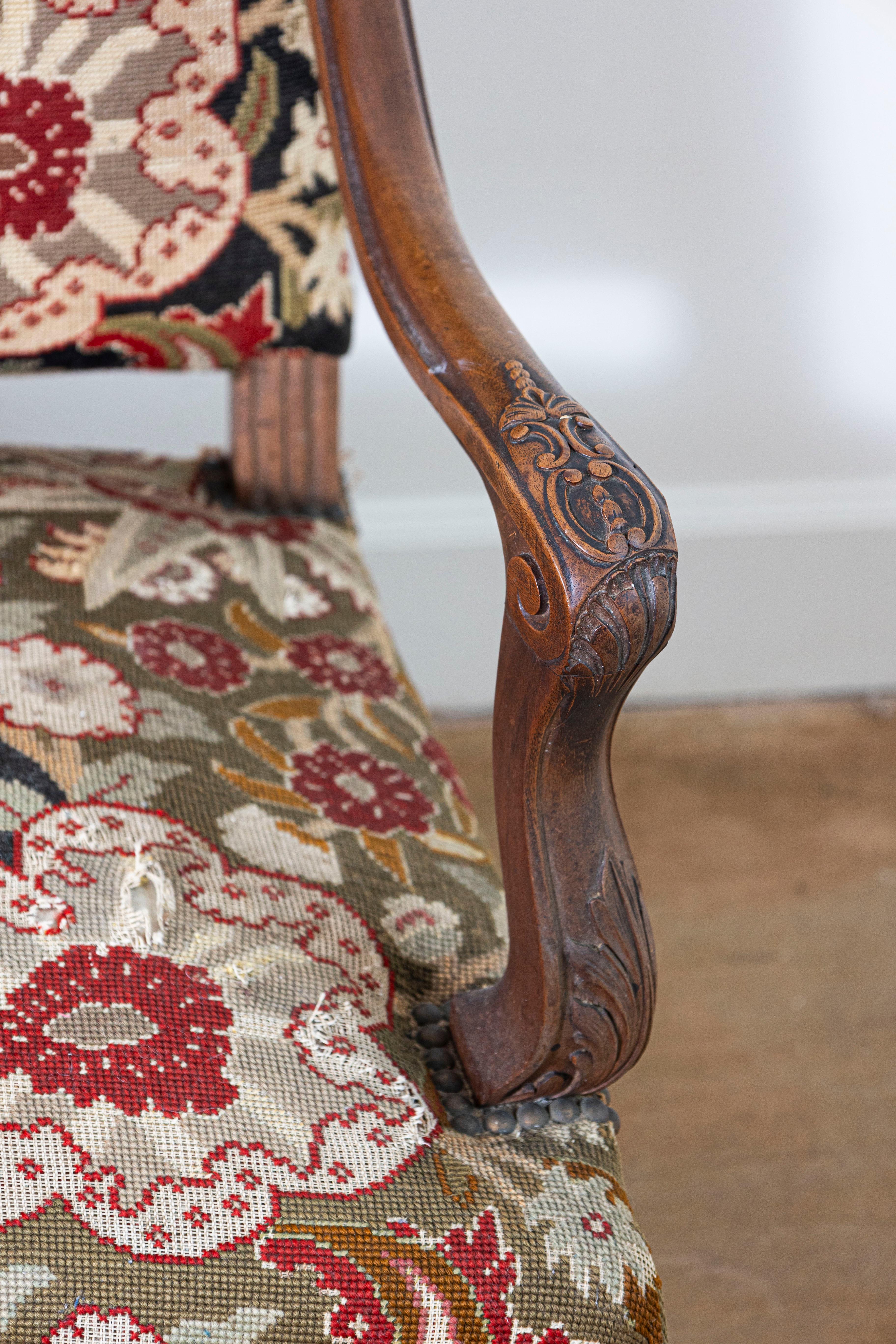 19th Century French Arm Chair For Sale 2
