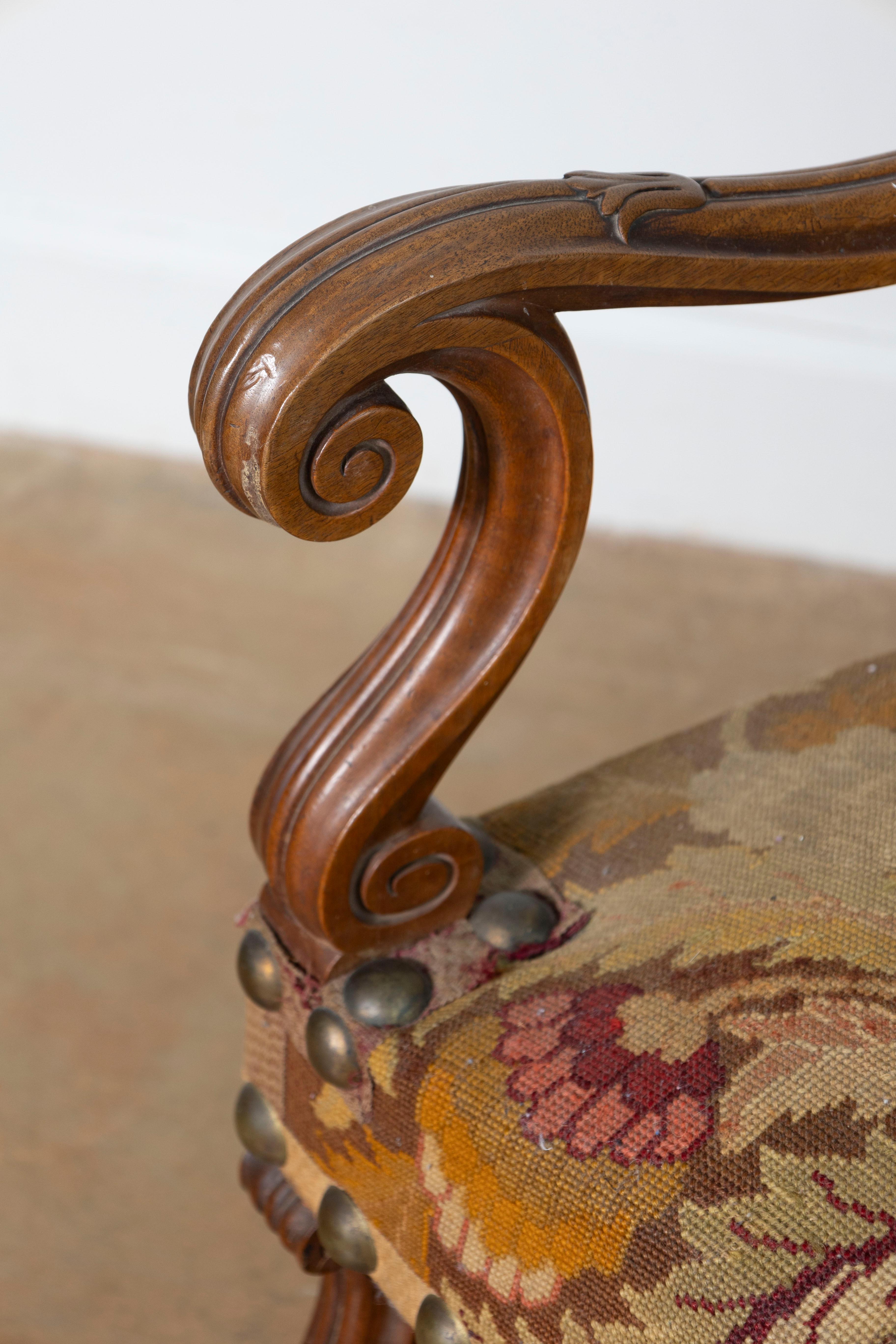 19th Century French Arm Chair For Sale 4