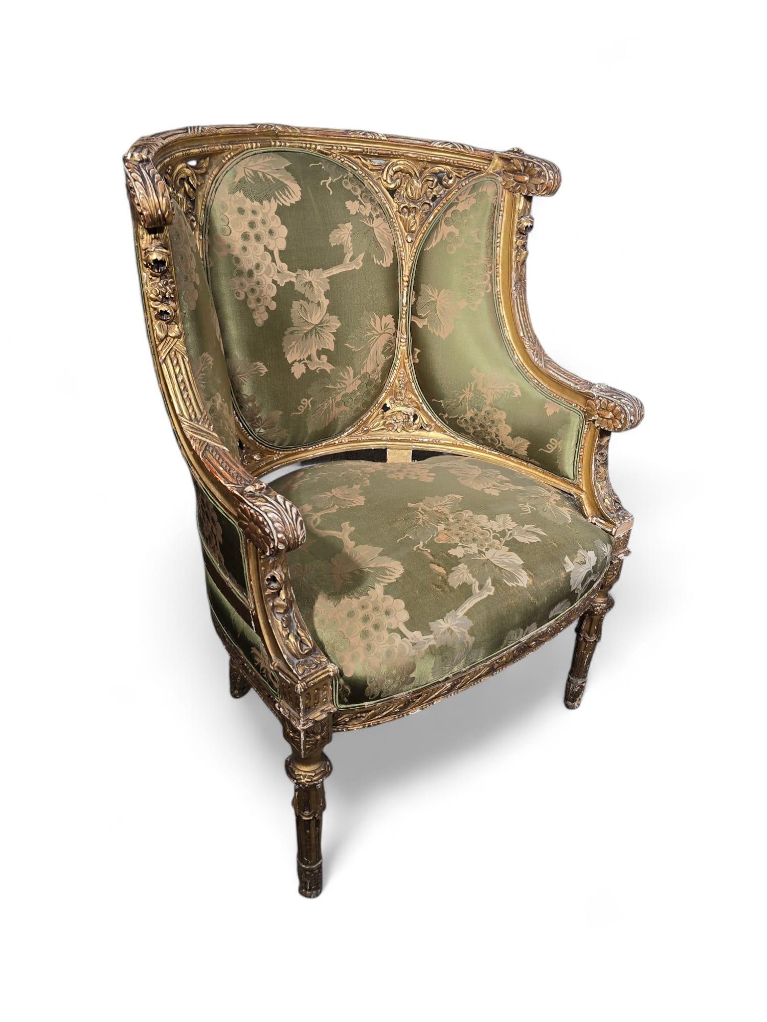 19th Century French Armchair In Good Condition In Madrid, ES