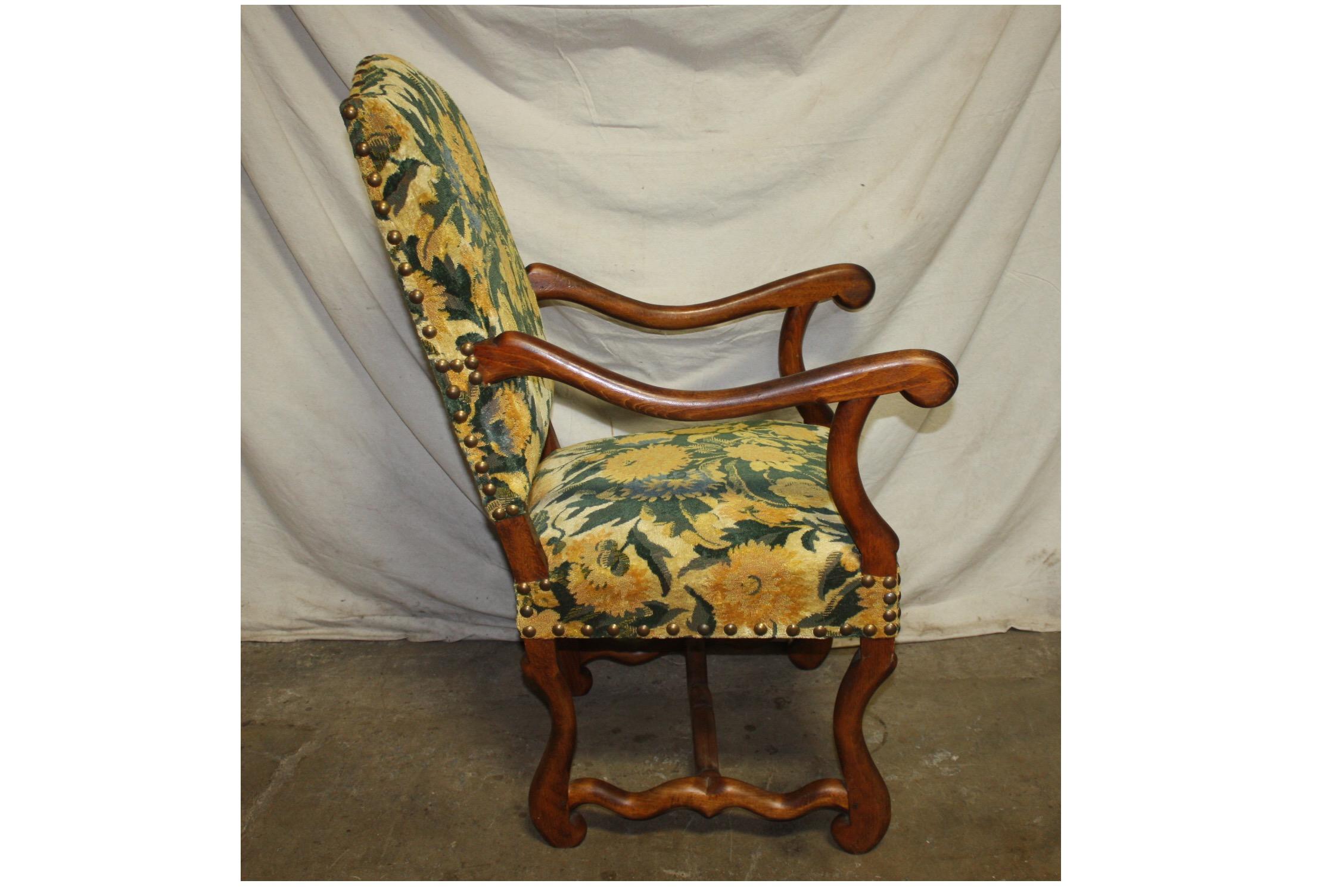 19th Century French Armchair In Good Condition In Stockbridge, GA