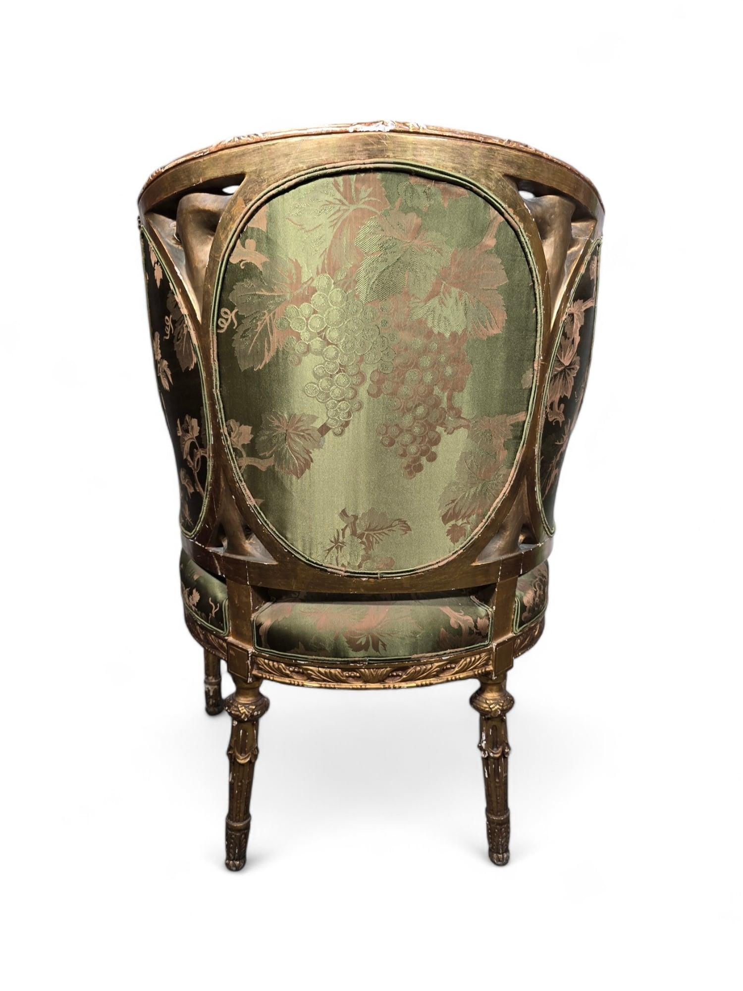 Fruitwood 19th Century French Armchair