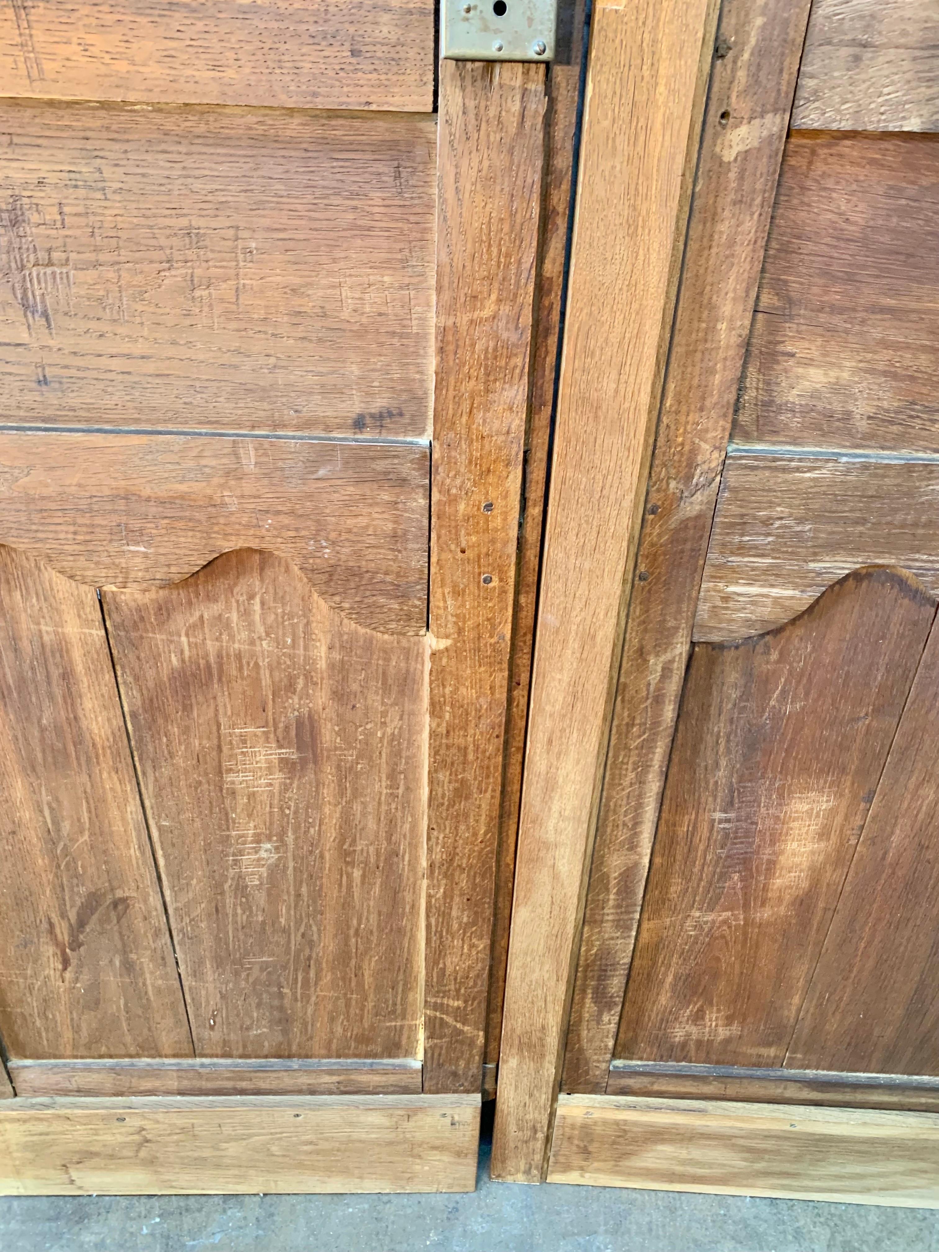 19th Century French Armoire Doors - a Pair For Sale 12