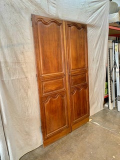 19th Century French Armoire Doors - a Pair
